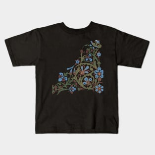 The flowers grey Kids T-Shirt